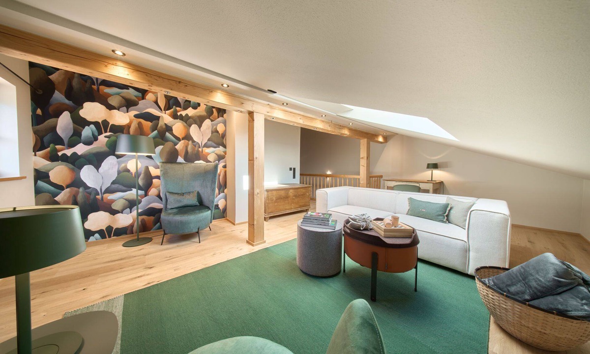 Schleching Apartment | 06 Vroni, 110 sqm, 3 bedrooms, balcony, sauna, Swedish stove