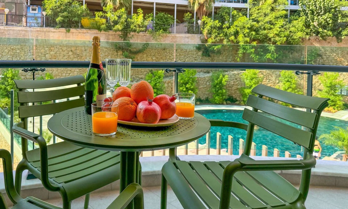 Alanya Apartment | 1+1 Qoople Excellence A-14 apartment in a new residence with AC and gym access
