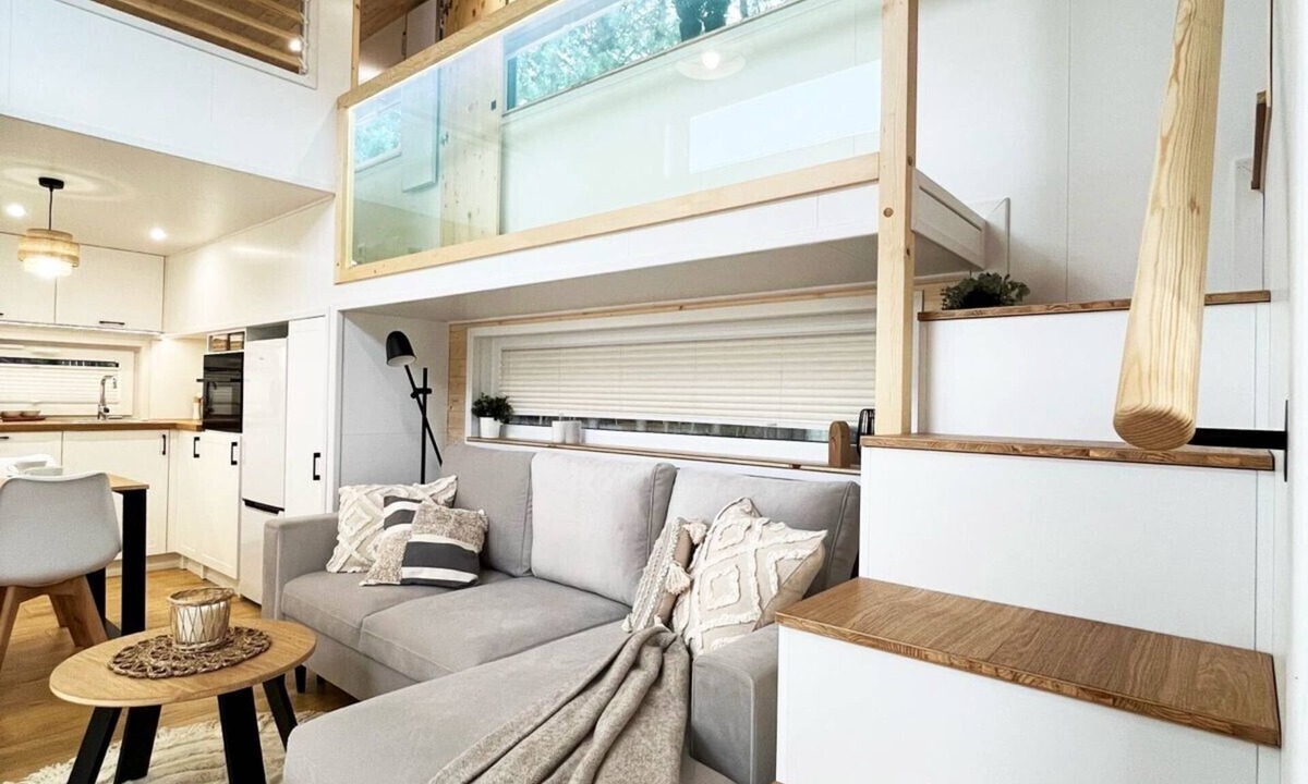 Bad Kohlgrub House | 1)Modern Tiny House in the Alps | Terrace & Mountain View I House Ida