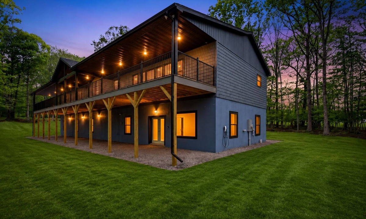 Hickory Hills House | 13 Bed/12 BA Lodge Cabin Pickleball,Basketball,Game Room WIFI Fire Pit Secluded!