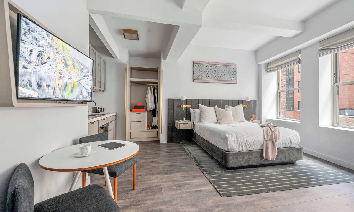 Financial District Apartment | 17John: Classic Queen Studio Apartment