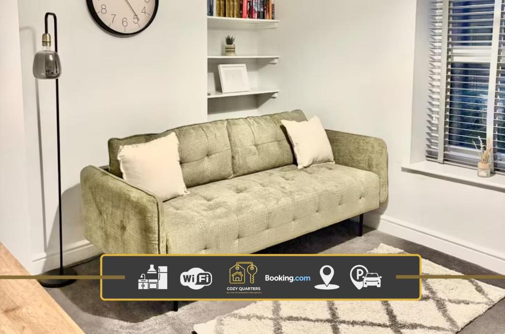 Guisborough Apartment | 1BR Flat By Cozy Quarters Property Management Short Term Rental Guisborough Near Roseberry Topping & Saltburn