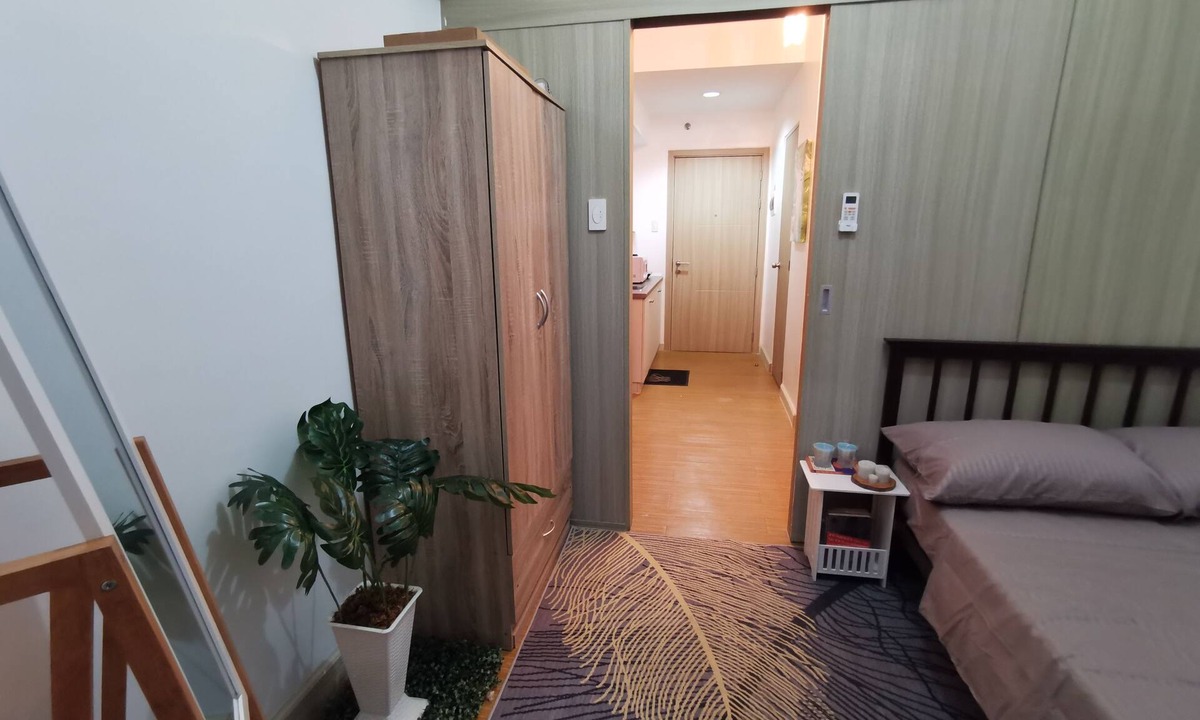 Ususan Condo | 1BR Studio w/Pool, Balcony, Near Airport&Hotspots