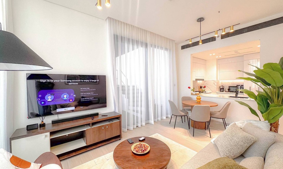 Jumeirah Village Circle Apartment | 2 Bed, Private Pool, Big Terrace, Solysian Stay