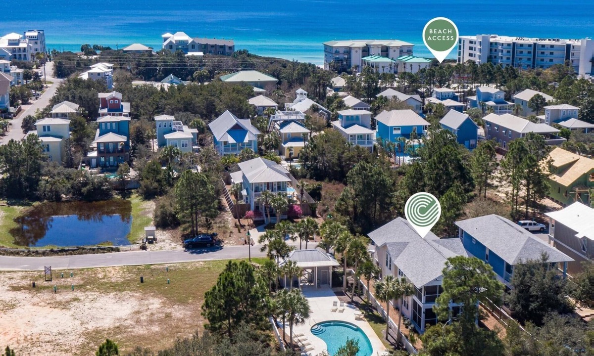 Village of Sugar Beach House | 2 Blocks from Beach Access! Community Pool!