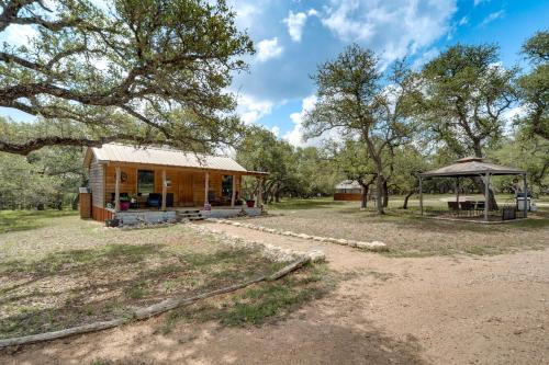 Johnson City Apartment | 2 Studio Cabins! Hill Country Escape w/Fire Pit