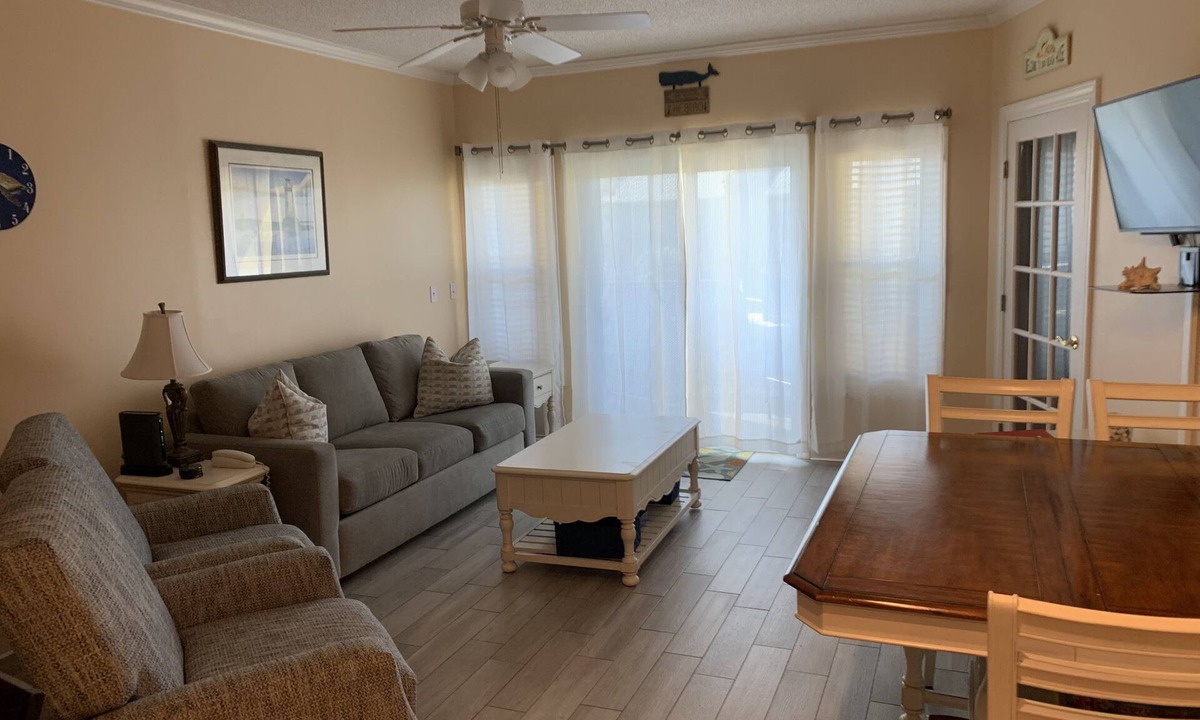 Tybee Island Condo | 200 steps from beach and pier! Large 3 BR 2 BA. Ask about Long term discounts!