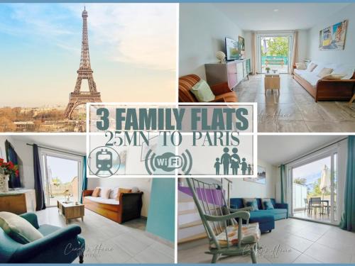Montmagny Apartment | 25 min from Paris center - Parking & quiet area