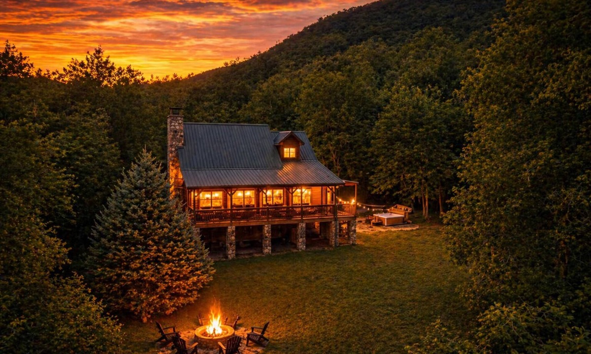 Sylva Apartment | ✨ 25% Off Premium Mountain View Cabin With Hot Tub “⭐ Guest Favorite" rated Top 5% of all Airbnb properties Fire Pit Porch Swing Hammock & Close to WCU (3 Mi), Sylva dining, pubs, shopping, the Blue Ridge Parkway, and many adventures.