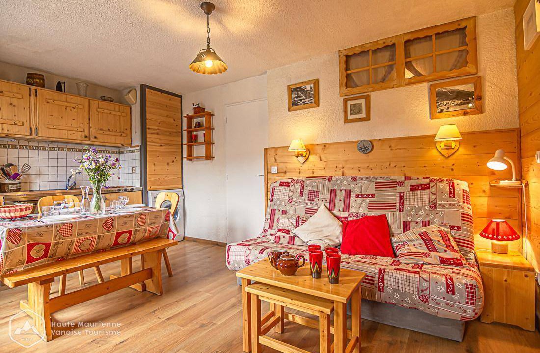 Aussois Apartment | 27 m² Studio flat ∙ 1 bedroom ∙ 4 guests
