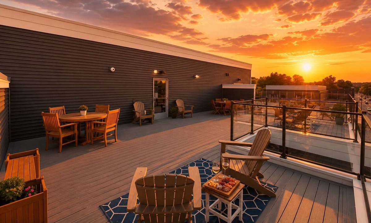 Traverse City Condo | 2BR Condo + Shared Rooftop + Dogs Allowed