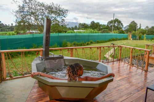 Nyeri County Cabin | 2BR Forest Cabin, Jacuzzi, Fireplace & Mt Kenya Views