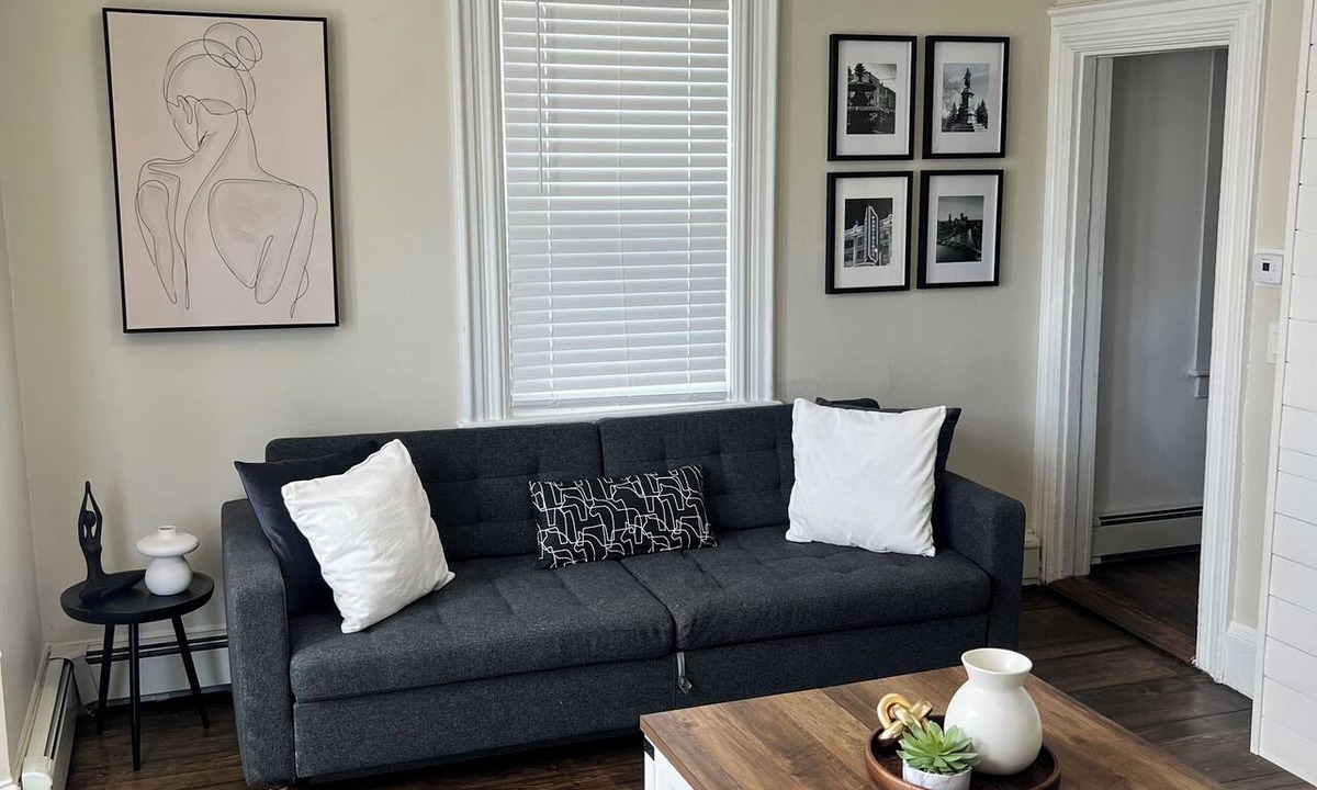Mount Pleasant Apartment | 2BR. Free Parking. 30 Min from Gillette Stadium. 7 Min to Federal Hill- APT 1