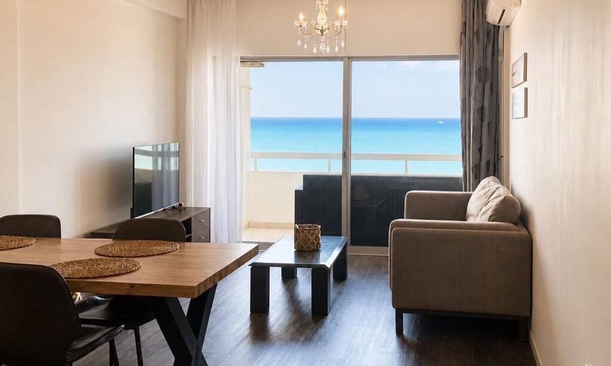 Larnaca Apartment | 2BR Seafront Apt. in center with community pool