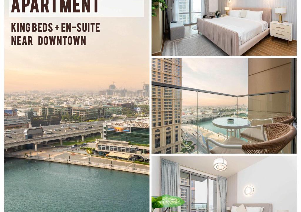 Business Bay Apartment | 2BR Waterfront Apartment Nr Downtown