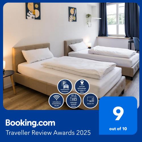 Schwaebisch Hall Apartment | 3 BR Altstadtwohnung mit Parkplatz, tolle Lage in Schwäbisch Hall, bis 8 Personen