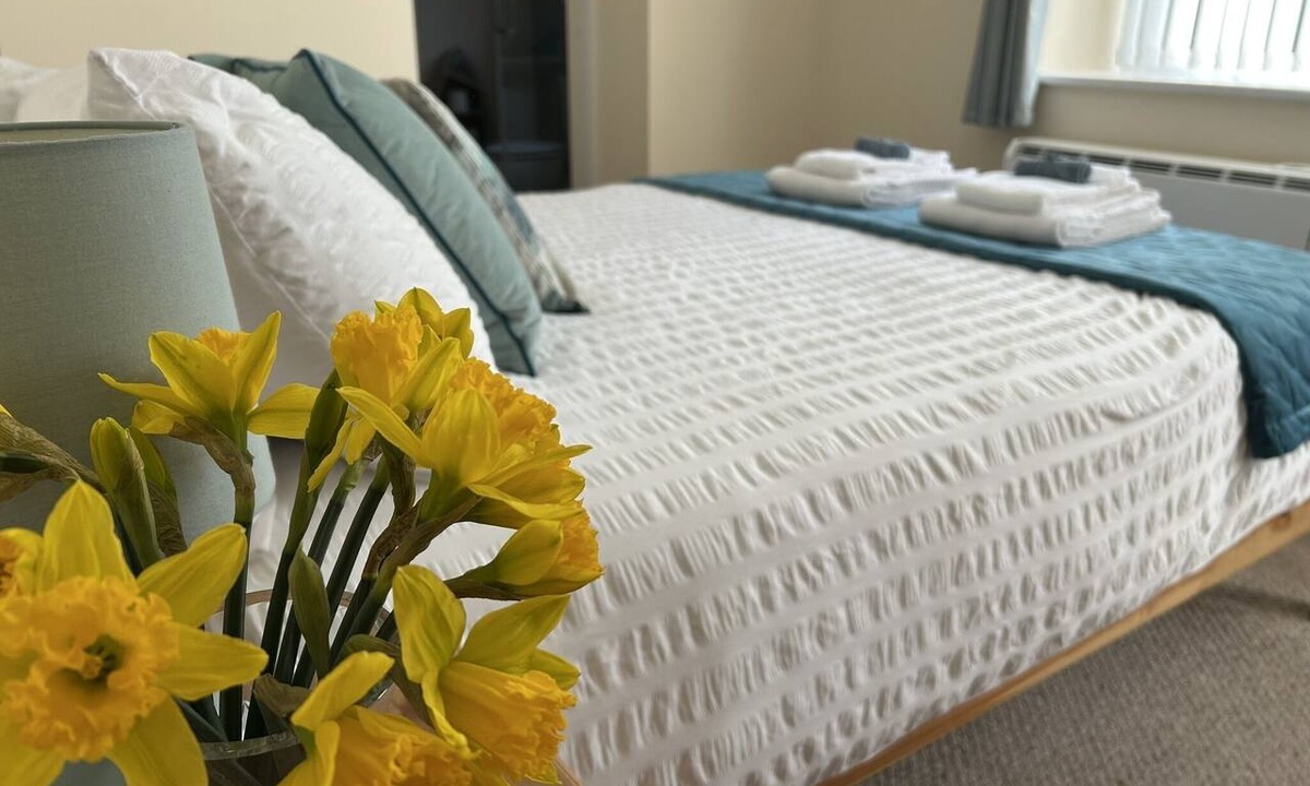 Bont Newydd Apartment | 30 Chapel St, Caernarfon. Ground floor with garden