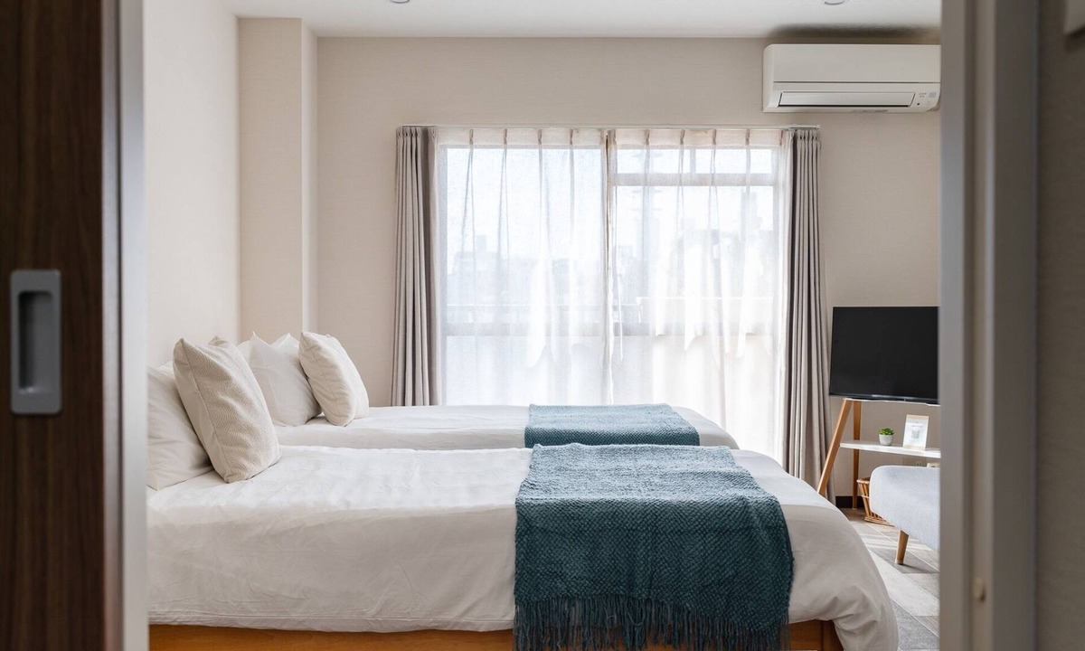Sennichi-cho Apartment | 30 square meters | Twin room accommodates 3 peopl/Kagoshima City Kagoshima