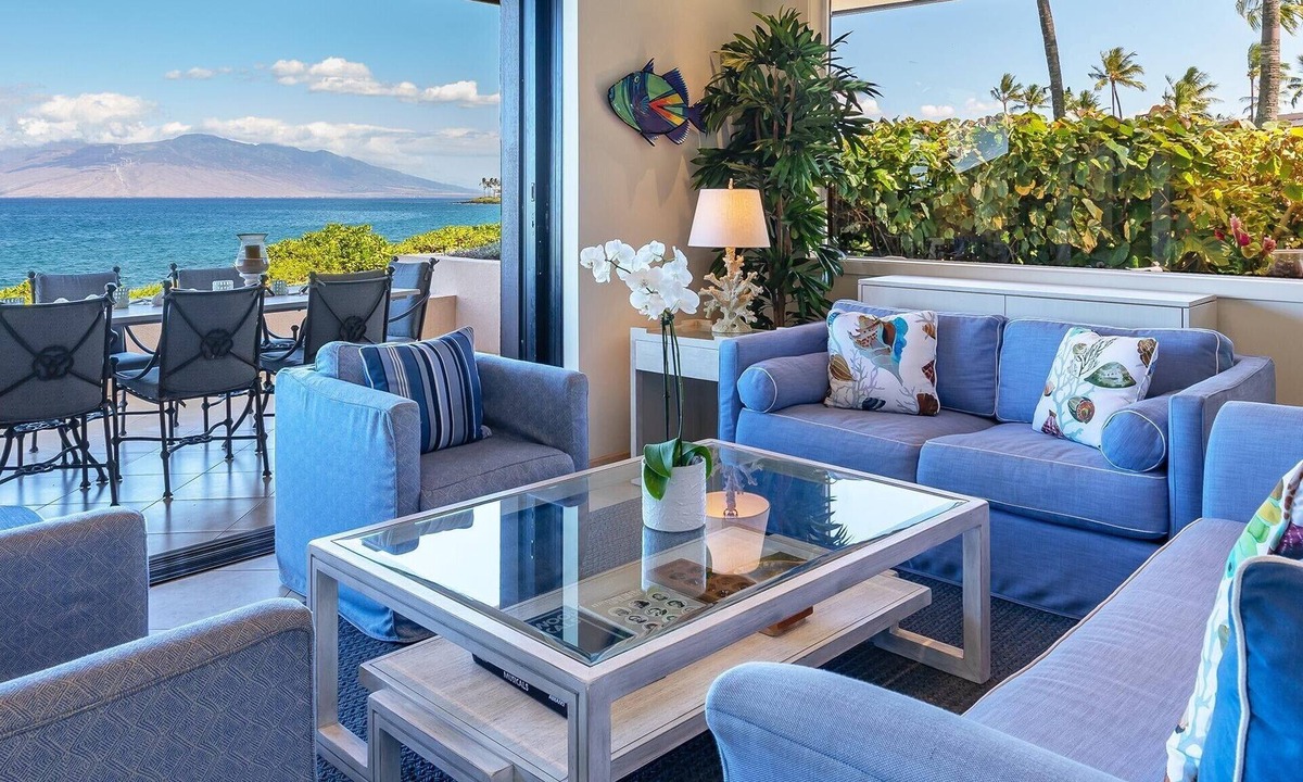 Wailea Condo | 3BD Oceanfront - Great for Families | Makena Surf F112