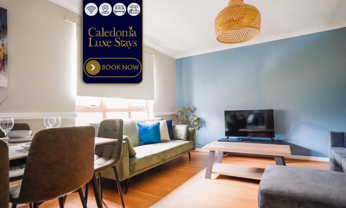 Coatbridge Apartment | 3BR Flat By Caledonia Luxe Stays Coatbridge Sleeps
