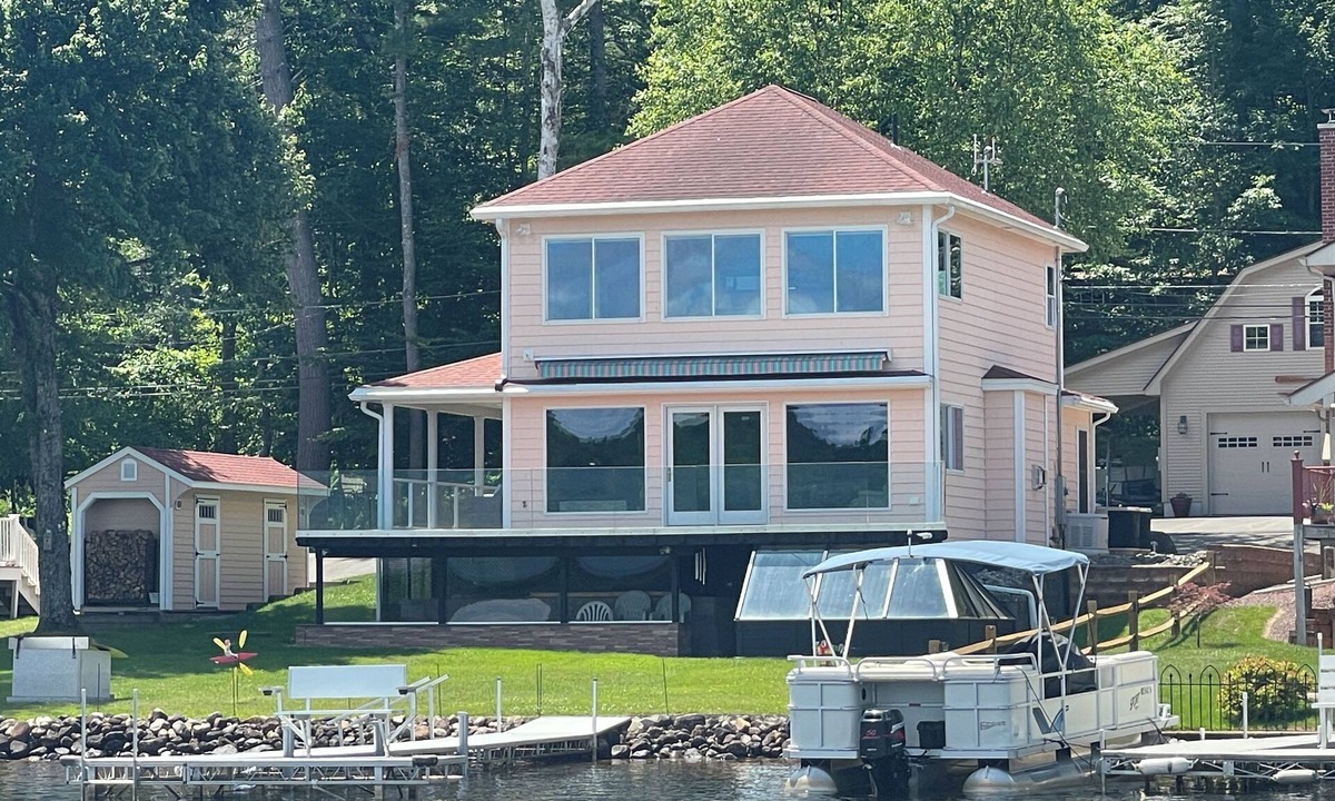 Shutesbury House | 3br Lakefront Oasis in Shutesbury with central air and 180-deg views!