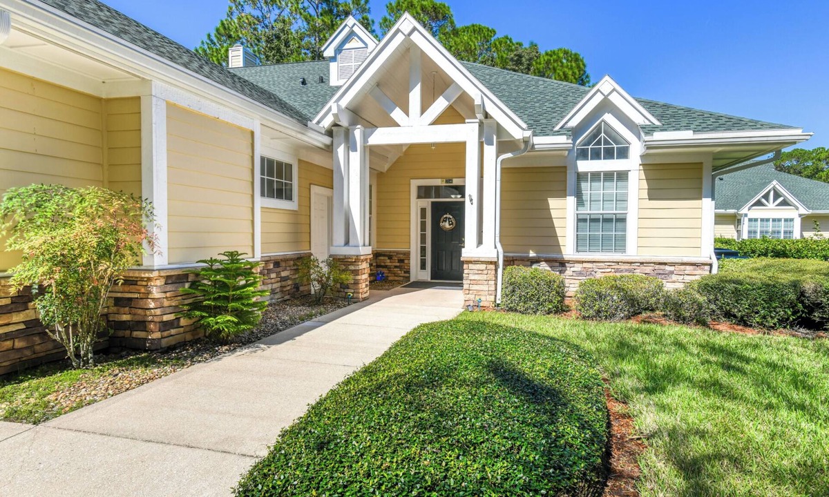 St. Augustine Condo | 4-BDR sleeps 8 -preserve views-easy walk to pool-hot tub -near beaches!