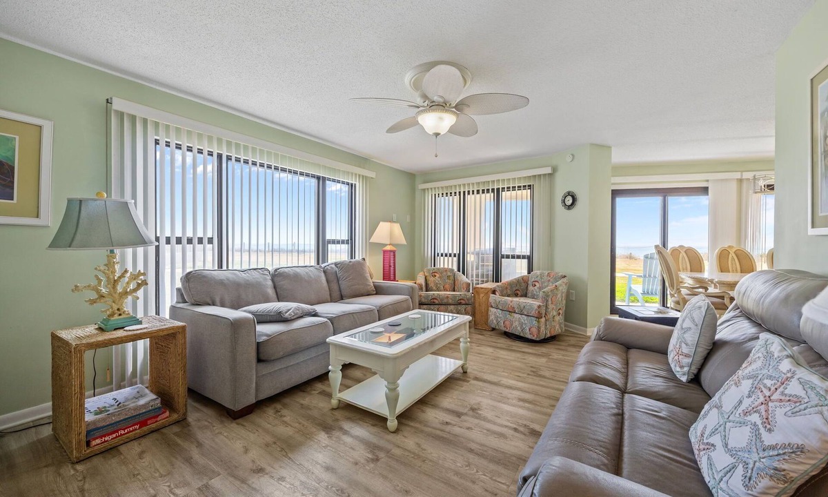 Indian Beach Condo | 4Bdrm + 1st Floor Oceanfront Condo