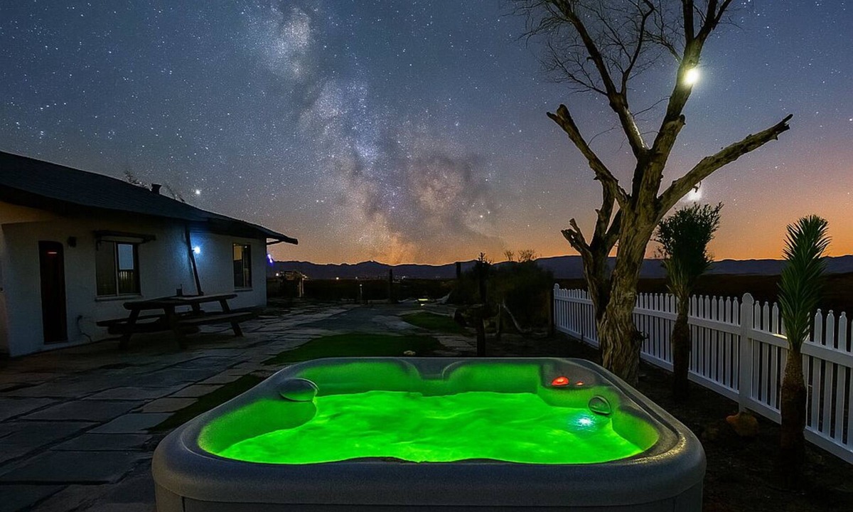 Joshua Tree House | 5-acre Desert Views Stargazing Hot Tub Hammock Games BBQ Sport Court