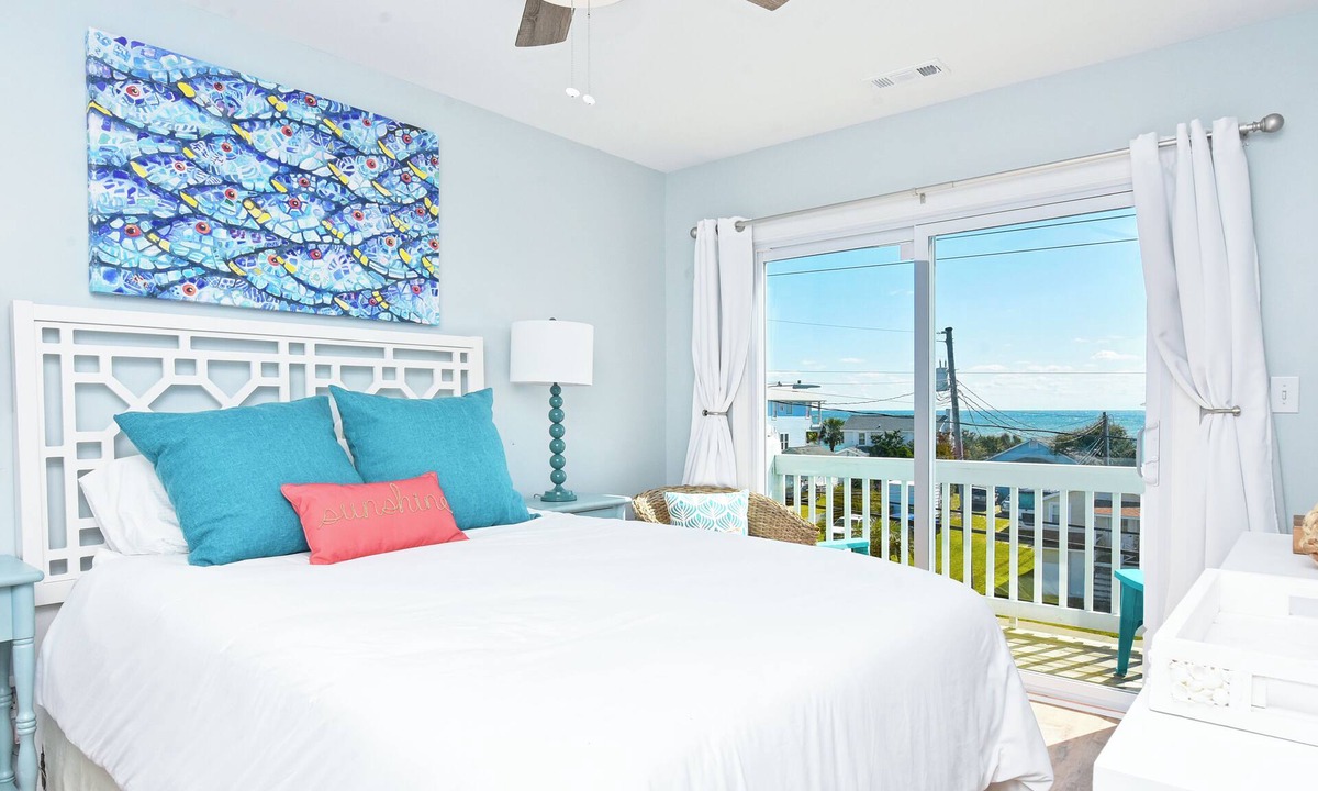 Kure Beach House | 5 Decks, Pool, Kure Beach Pier & Boardwalk