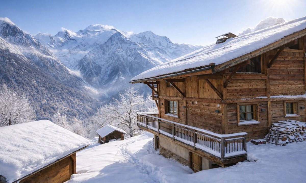 Servoz Ski Chalet | 5-star luxury chalet Chamonix Valley. Breathtaking Mont-Blanc view sleeps 14