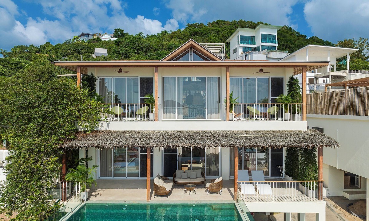 Haad Pleayleam House | 5BR SeaView Haven–Steps to Sand