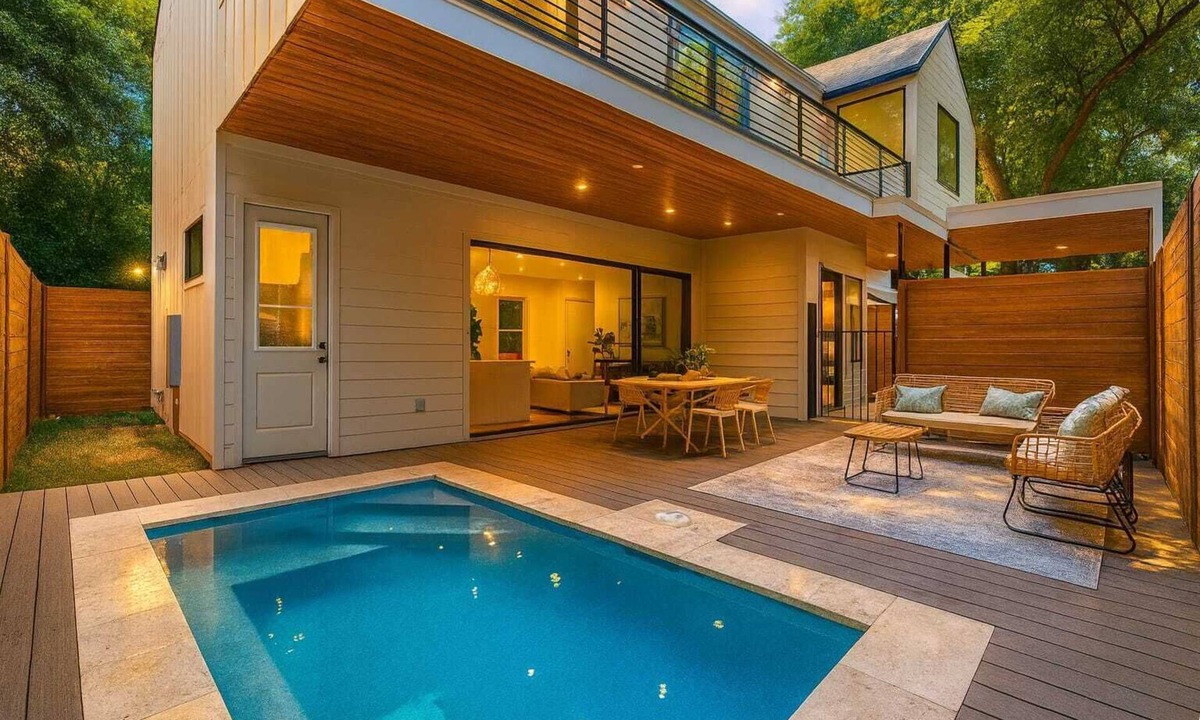 East Cesar Chavez House | 6BR 5BA Luxury Downtown Oasis | 2 Pools + Hot Tub