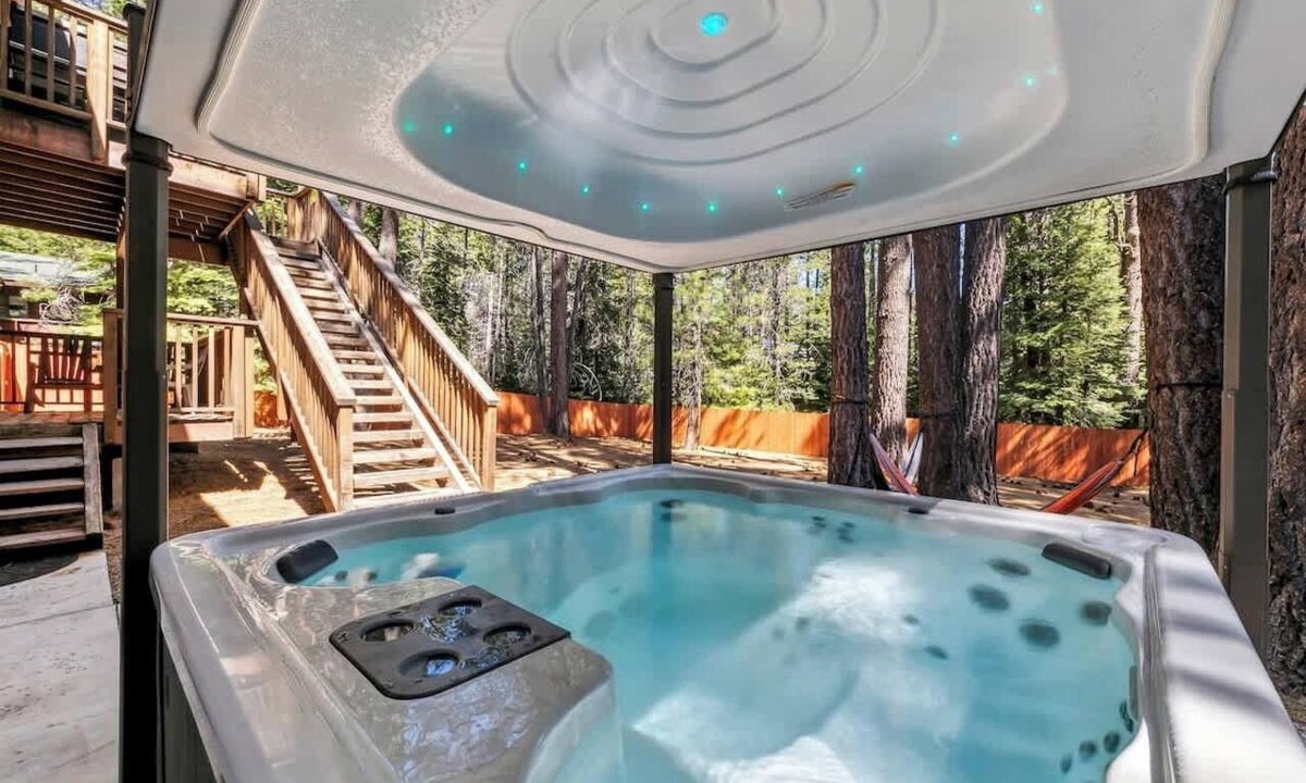 Tahoe Paradise Cabin | 9 Beds, Hot Tub, Dog Friendly, Fenced Yard, Game Room with Pool Table and Arcade Games