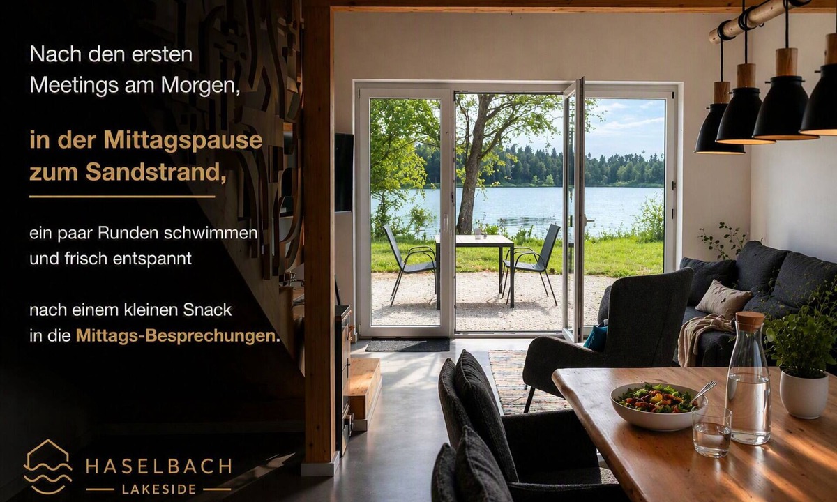Ellenberg House | A dream vacation rental right on the lake – peace and quiet, the beach, and nature