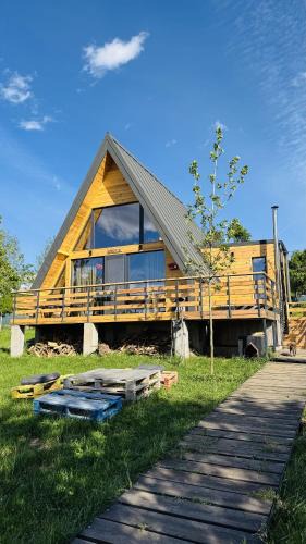 Valea Mare-Pravat House | A-Frame Cabin with Private Hot Tub, ideal for Families - Bangkok