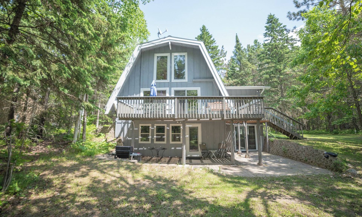 Bigfork Cabin | A-frame cabin with sandy swimming beach, 4 bedrooms, and amenities of home.