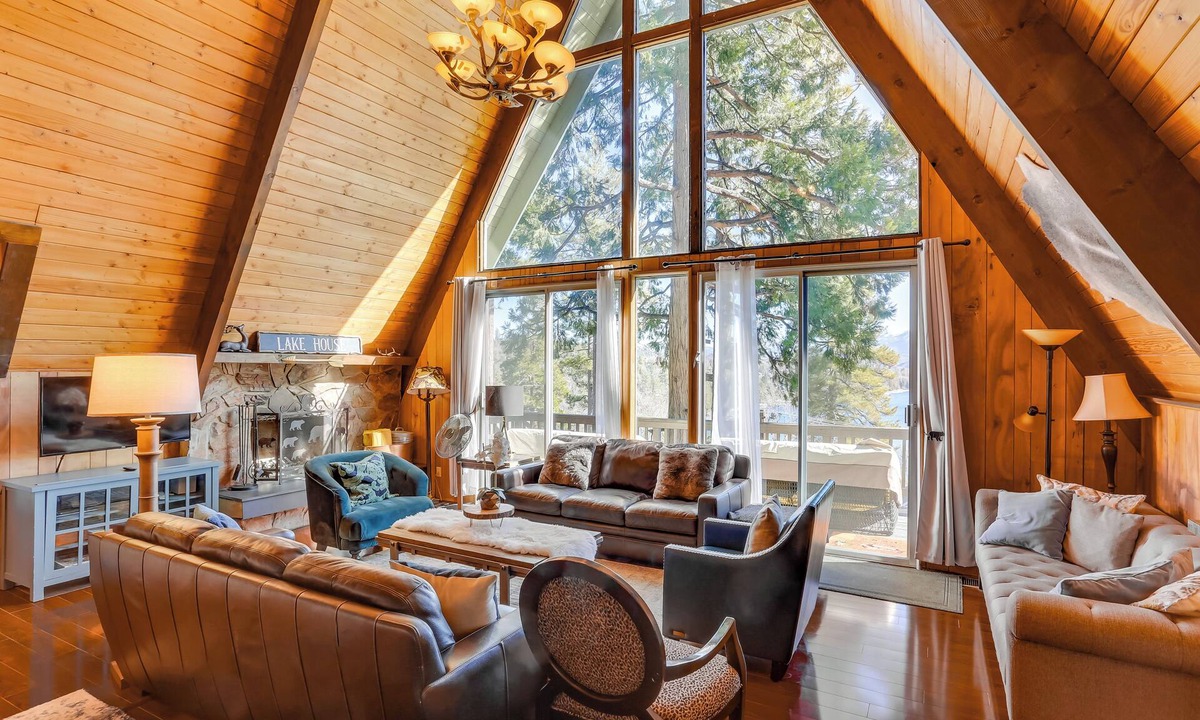 Lake Arrowhead Cottage | A-frame Home w/3 Decks & Lake Arrowhead Views!