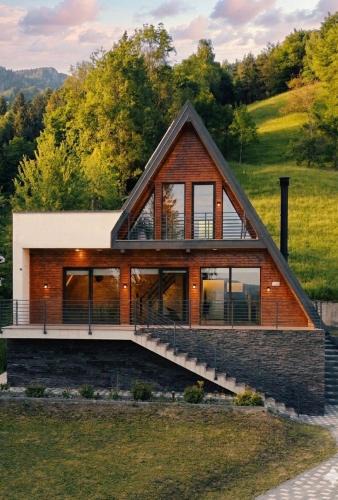 Valea Doftanei Villa | A-frame Noa Cabin