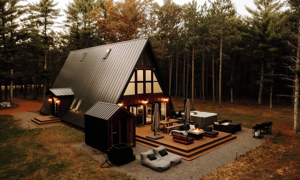Big Flats House | A-Frame Spa | Sauna | Hot Tub | Cold Tub | Firepit | 7 acres