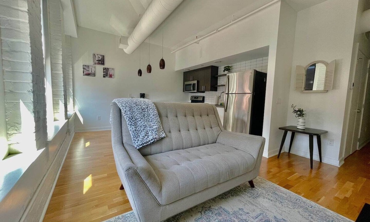 Old Market Apartment | A historic 900 square foot Atrium loft in the heart of the Old Market