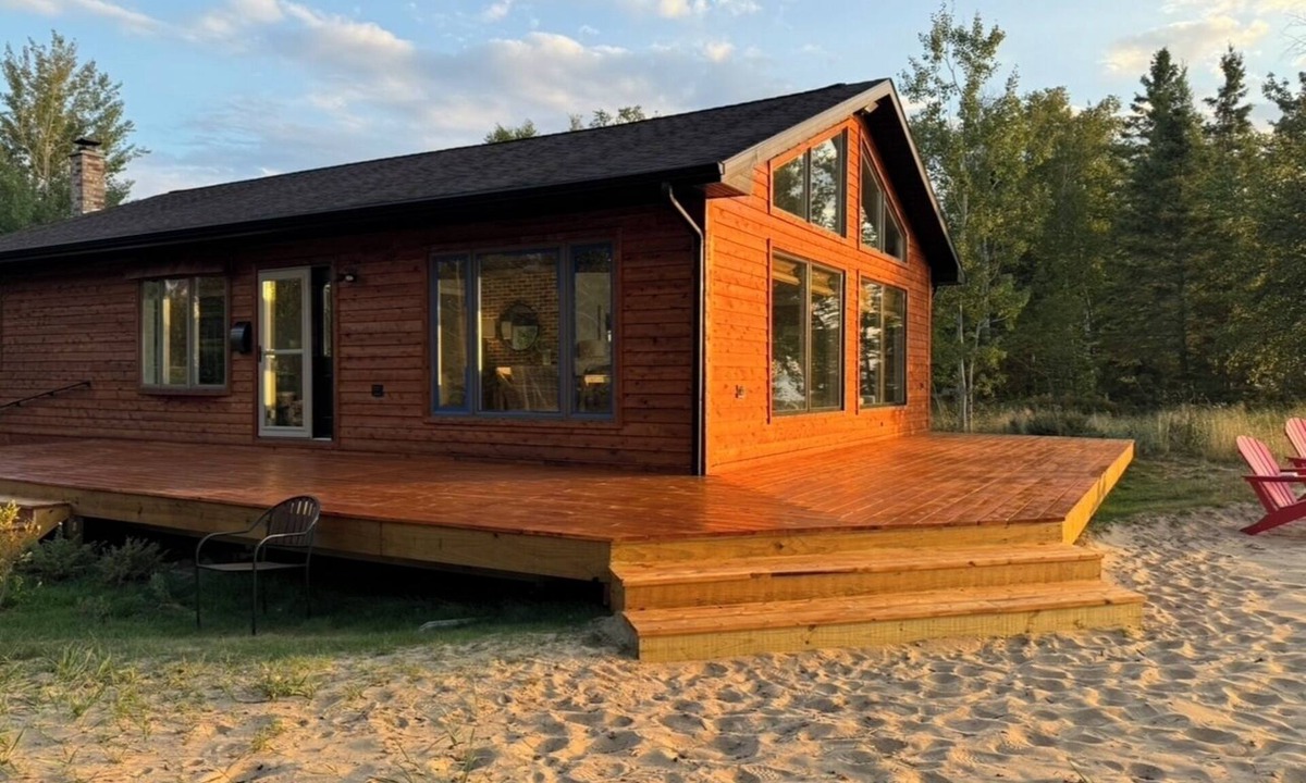 Brimley House | A perfect beach getaway along the shore of Lake Superior!