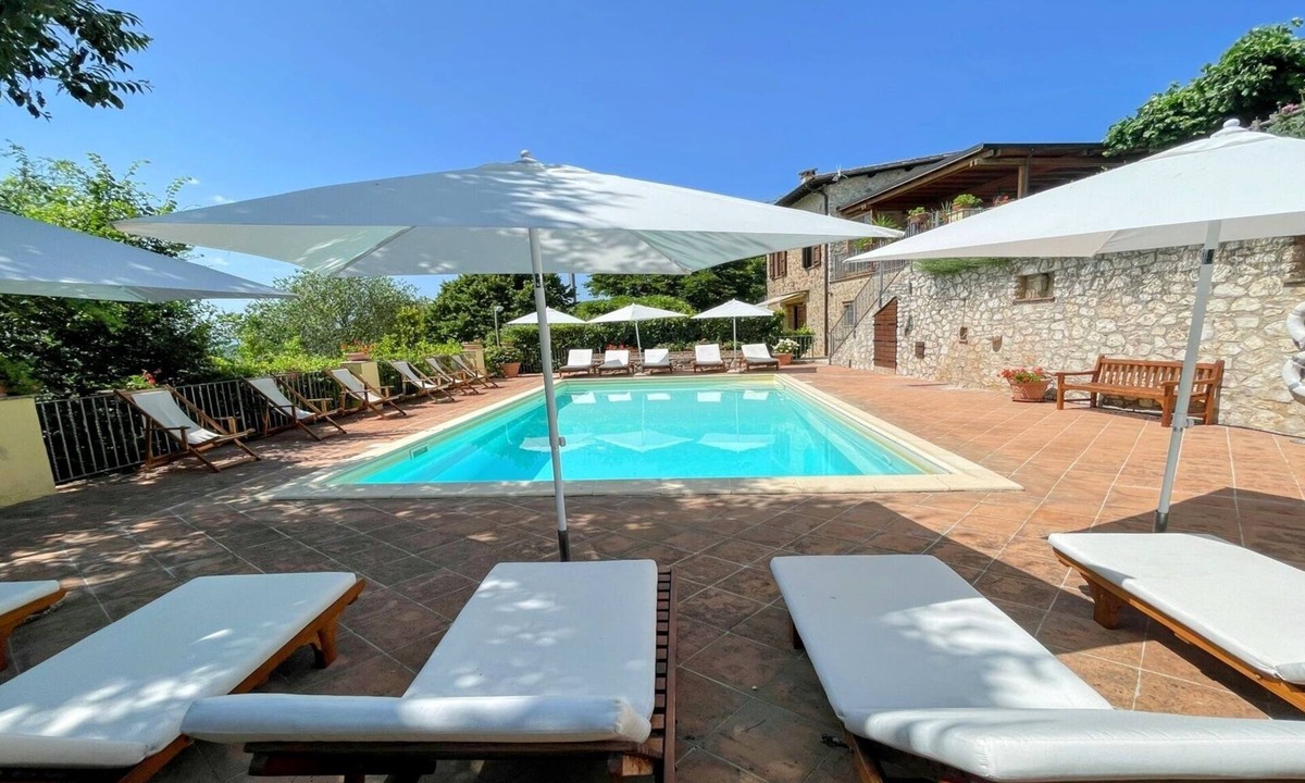 Spoleto Villa | A two floor detached house with a patio/terrace & a large garden