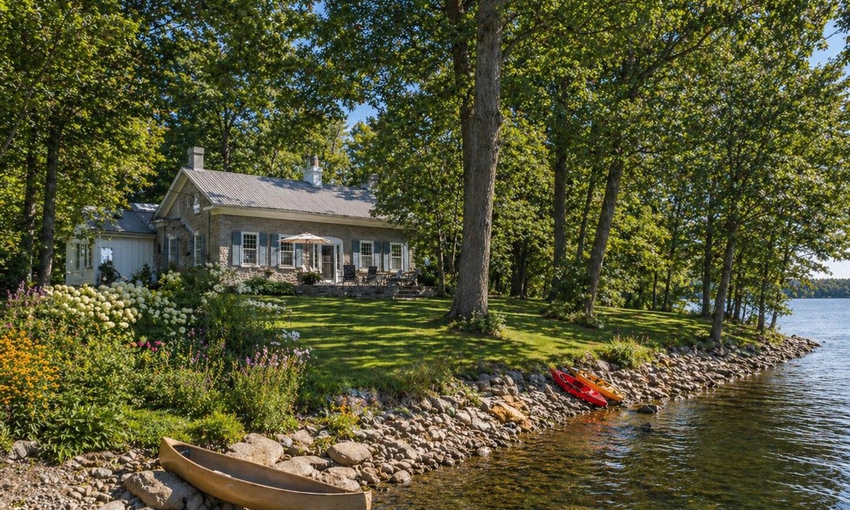 Loyalist House | A Waterfront Retreat in Limestone Home and Coach House on Amherst Island