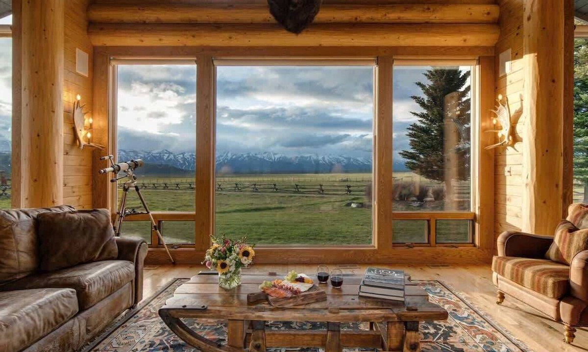 Jackson House | Abode at Grand Teton Vista, Teton views, hot tub