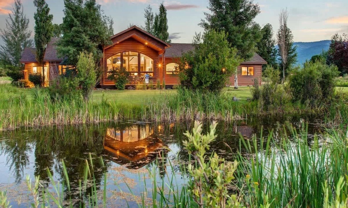 Wilson House | Abode at Sweetwater, Teton views, outdoor living