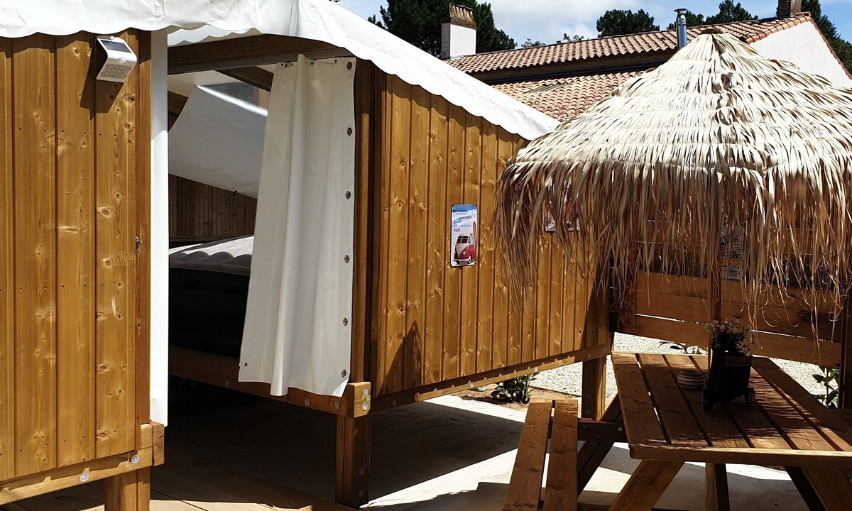 Les Mathes Ski Chalet | Accommodation eco lodge 2/4 pers close to the zoo and the beaches of the wild coast