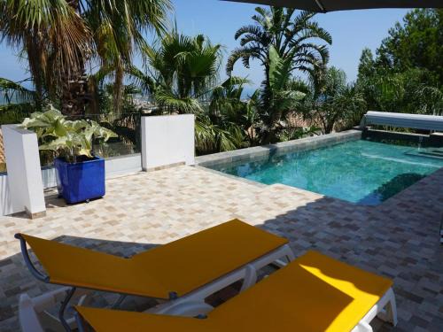 Rafol de Almunia Apartment | Acogedor estudio con terraza y piscina privada en Rafol d'Almunia - ES-373-65