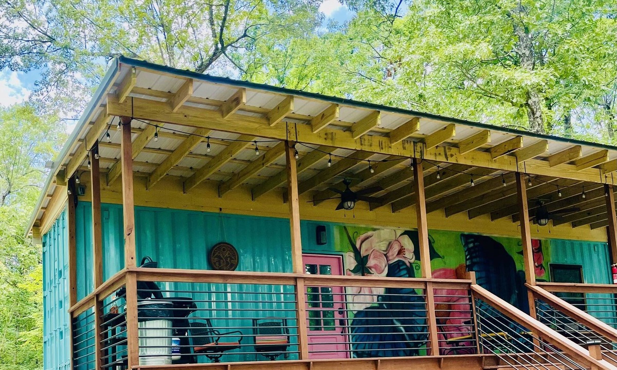 Marble Falls House | Adorable secluded Shipping Container near Bufffalo National River