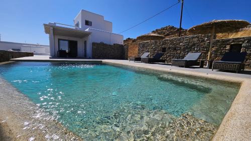Tourlos Villa | Aether Mykonos 3BR Villa with Serene Port & Town Views