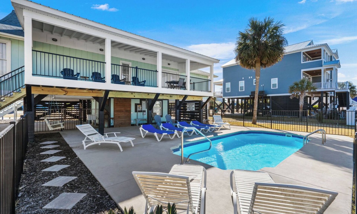 Gulf Stream Estates House | AfterMath: Walkable Garden City Beach Rental w/Pool & Deck